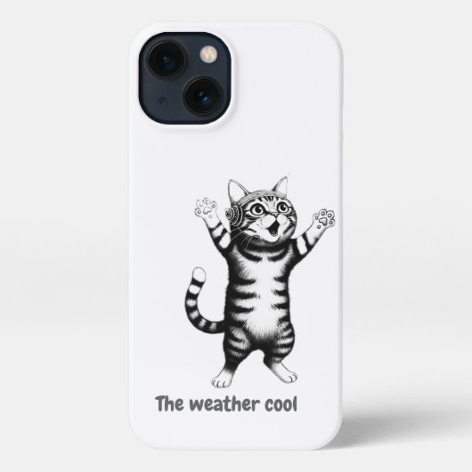 Etui iPhone 13 Boîtier téléphonique Derpy Kitty - Surcharge maxim (Verso)