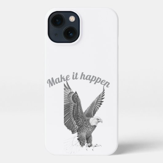 Etui iPhone 13 Boîtier téléphonique Freedom Eagle (Verso)