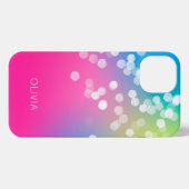 Etui iPhone 13 Bokeh Colorful coque iphone (Verso Horizontal)