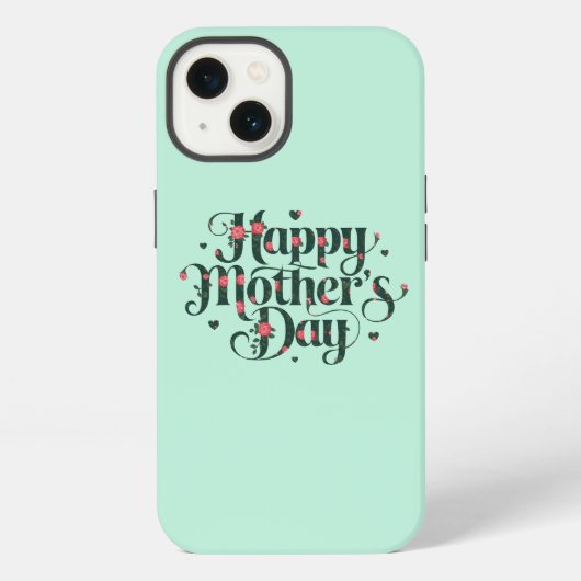Etui iPhone 13 Bonne fête des mères (Verso)