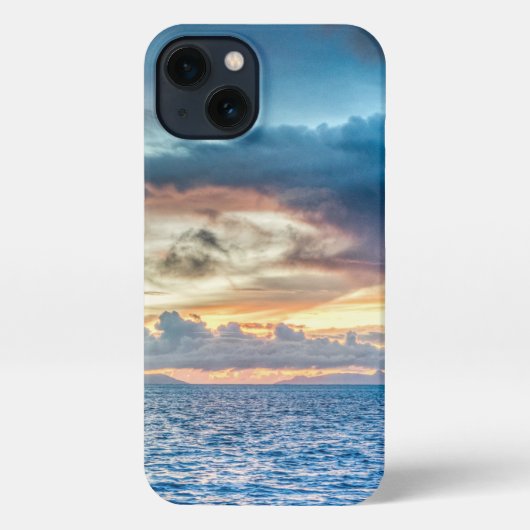Etui iPhone 13 Bora Bora Ocean View Photographie (Verso)