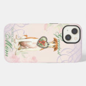 Etui iPhone 13 Borzoi Heart Maman (Verso Horizontal)