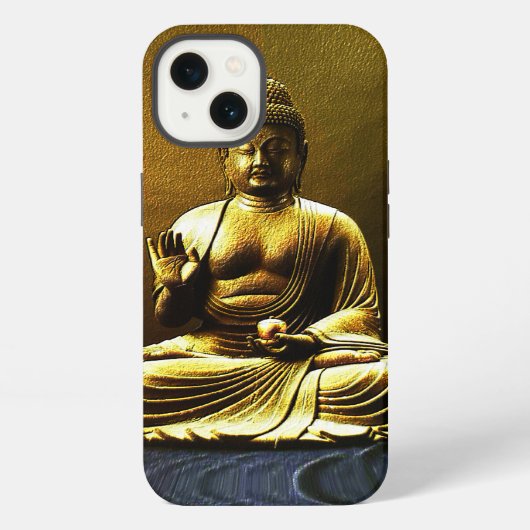 Etui iPhone 13 Bouddha (Verso)