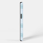 Etui iPhone 13 Boussole de navigation bleue (Côté droit)