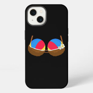 Etui iPhone 13 Bra de noix de coco d'été Costume d'Halloween Hawa