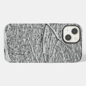 Etui iPhone 13 Branches enneigées (Verso Horizontal)