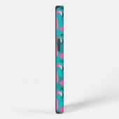 Etui iPhone 13 Bright Flamingo Patch (Côté droit)