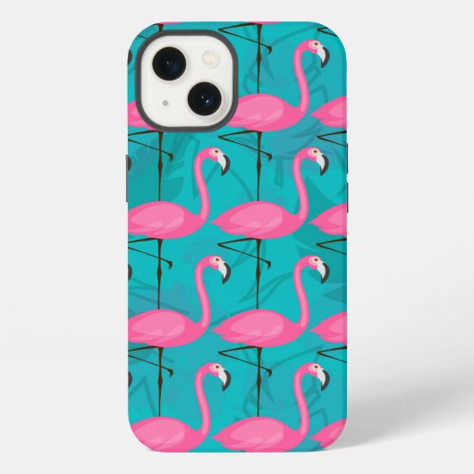 Etui iPhone 13 Bright Flamingo Patch (Verso)