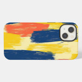 Etui iPhone 13 Brosse à rayonne et papillon (Verso Horizontal)
