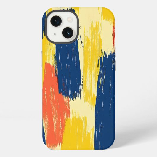 Etui iPhone 13 Brosse à rayonne et papillon (Verso)