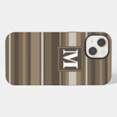 Etui iPhone 13 Brown stripes Case-Mate iPhone case (Verso Horizontal)