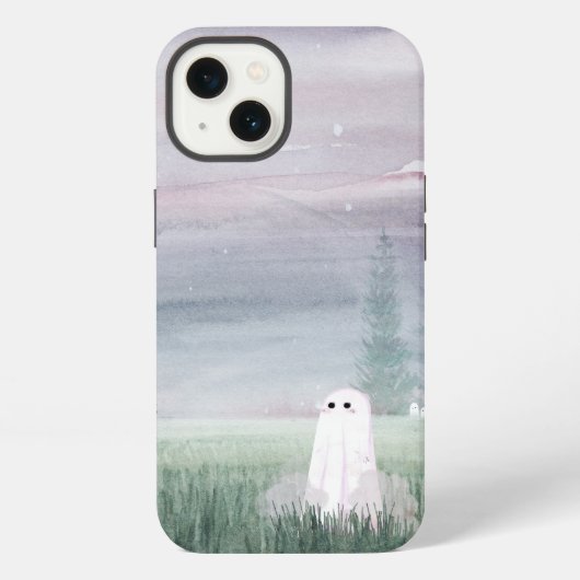 Etui iPhone 13 Brume pourpre (Verso)