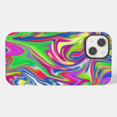 Etui iPhone 13 Bubblegum Marble, iPhone 13 Coque (Verso Horizontal)