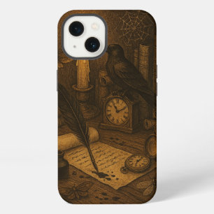 Etui iPhone 13 Bureau du corbeau
