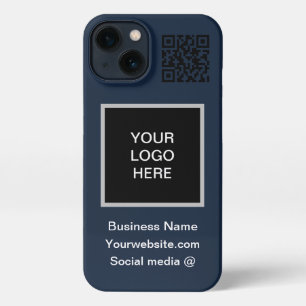 Etui iPhone 13 Business Logo QR Code Marketing Company
