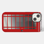 Etui iPhone 13 Cabine téléphonique rouge de cabine de téléphone (Verso Horizontal)