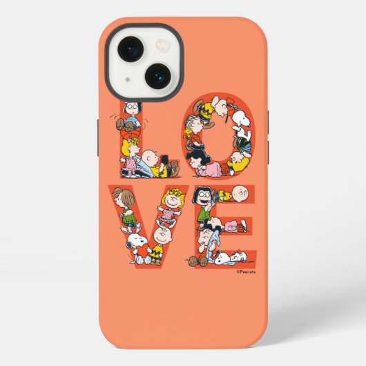 Etui iPhone 13 cacahuètes - AMOUR (Verso)