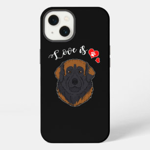 Etui iPhone 13 Cadeau de coeur de patte de propriétaire de chien