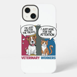 Etui iPhone 13 Cadeau vétérinaire rétro vintage coloré
