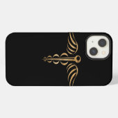 Etui iPhone 13 Caducée (Verso Horizontal)