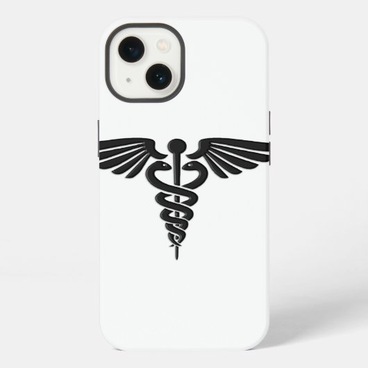 Etui iPhone 13 Caducée médical (Verso)