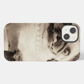 Etui iPhone 13 Cafe pug (Verso Horizontal)