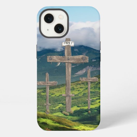 Etui iPhone 13 Calvaire (Verso)
