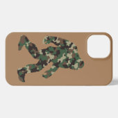 Etui iPhone 13 Camo Bigfoot Sasquatch (Verso Horizontal)