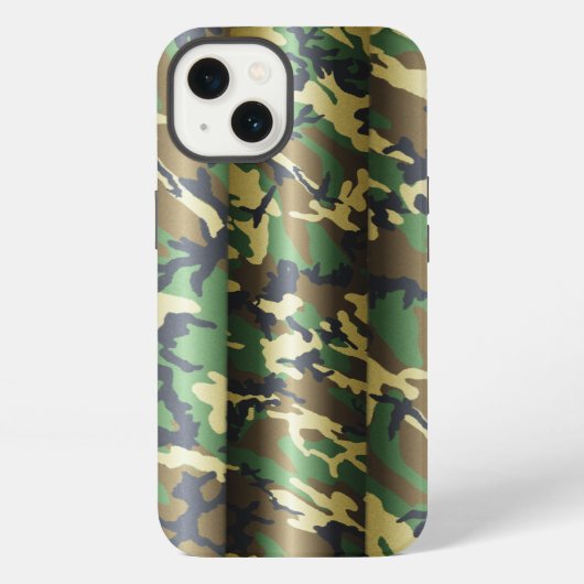 Etui iPhone 13 Camo bois 3D (Verso)