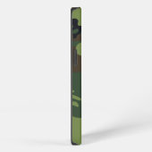 Etui iPhone 13 Camo Militaire Forêt Verte (Côté droit)