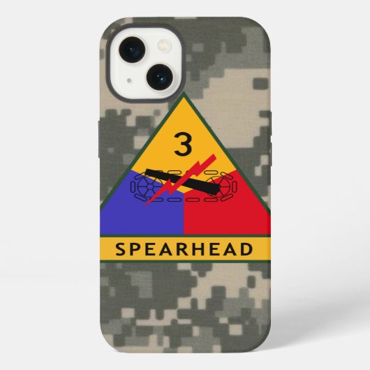 Etui iPhone 13 Camo numérique 3e division blindée "Spearhead" (Verso)