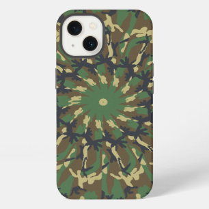 Etui iPhone 13 Camouflage de forêt kaléidoscope
