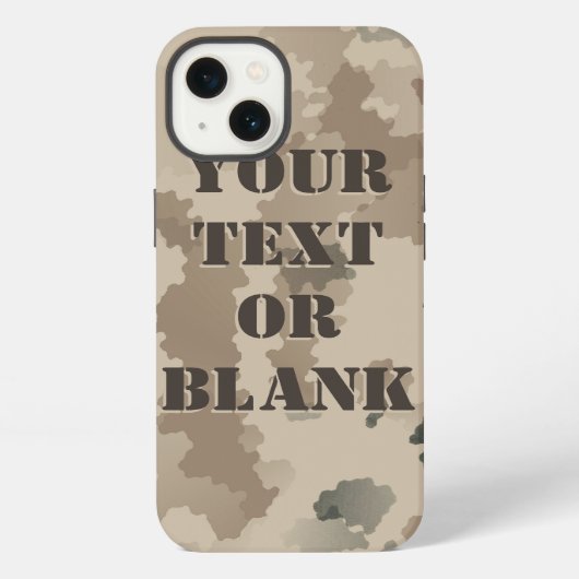Etui iPhone 13 Camouflage Désert (Verso)