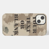 Etui iPhone 13 Camouflage du désert (Verso Horizontal)