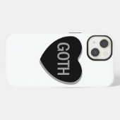 Etui iPhone 13 Candy Heart - Goth (Verso Horizontal)
