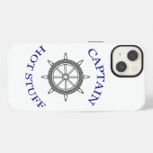 Etui iPhone 13 "Capitaine Hot Stuff" (Verso Horizontal)