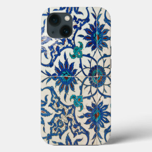 Etui iPhone 13 Carreaux d'Iznik Bleus