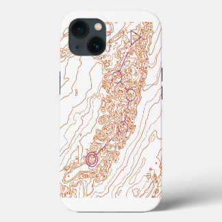 Etui iPhone 13 Carte Brownell Orienteering