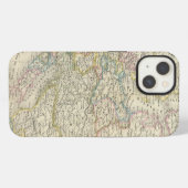 Etui iPhone 13 Carte d'atlas de l'Europe (Verso Horizontal)