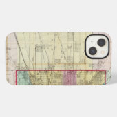 Etui iPhone 13 Carte de Chicago (Verso Horizontal)