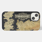 Etui iPhone 13 Carte de Westeros (Verso Horizontal)