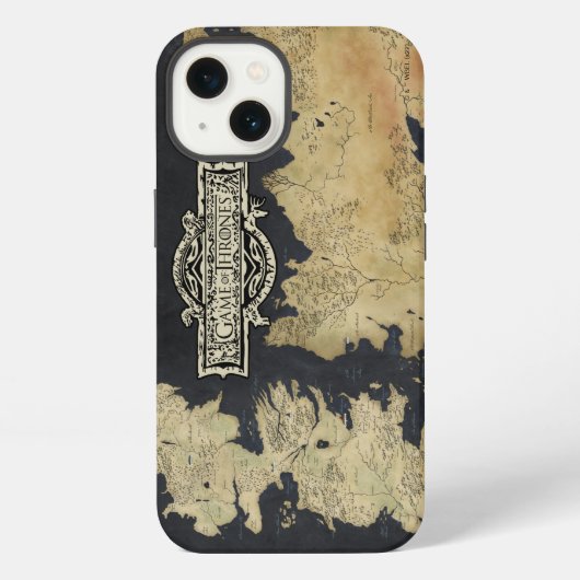 Etui iPhone 13 Carte de Westeros (Verso)