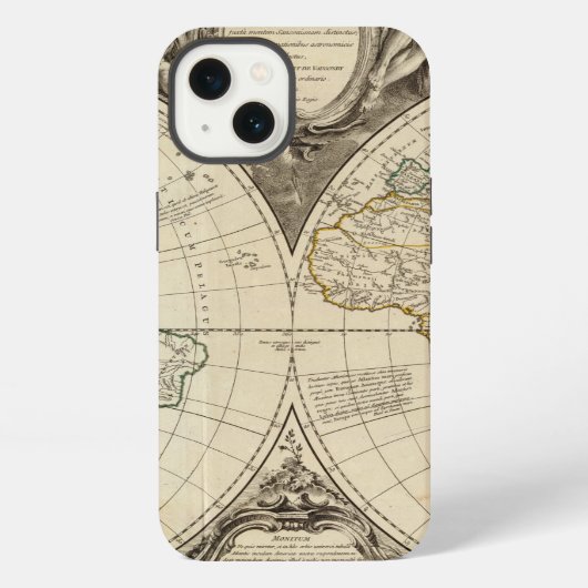 Etui iPhone 13 Carte mondiale 8 (Verso)