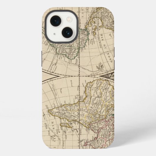 Etui iPhone 13 Carte mondiale 9 (Verso)