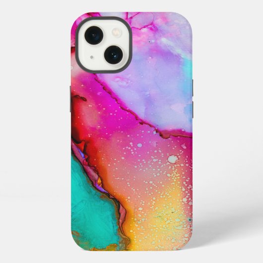 Etui iPhone 13 Cas de l'iPhone X de Mashup de coloration (Verso)