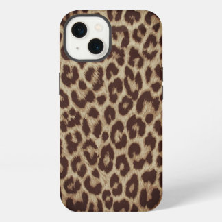 Etui iPhone 13 Cas d'empreinte de léopard d'Iphone