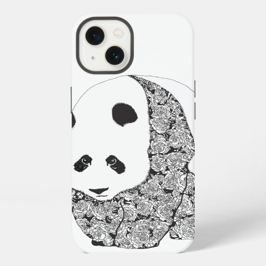 Etui iPhone 13 Cas géant de l'iPhone 6 d'ours panda (Verso)