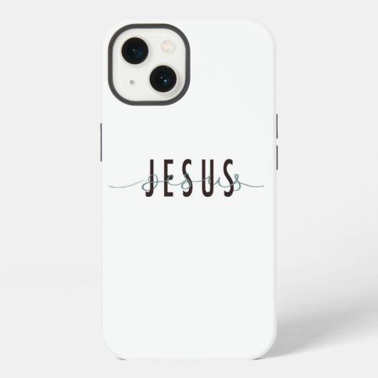 Etui iPhone 13 Case de téléphone Jésus (Verso)