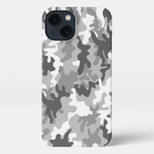 Etui iPhone 13 Case-Mate iPhone Case Grey and White Camouflage