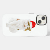 Etui iPhone 13 Cat with Santa's Hat Case-mate iPhone Case (Verso Horizontal)